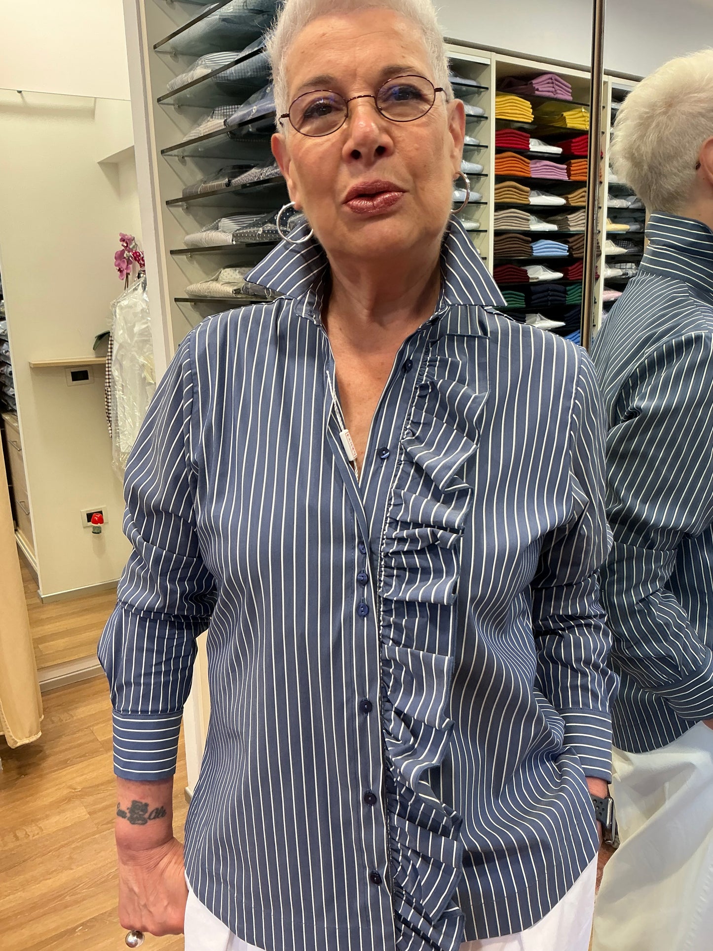 FRANCESCA righe blu
