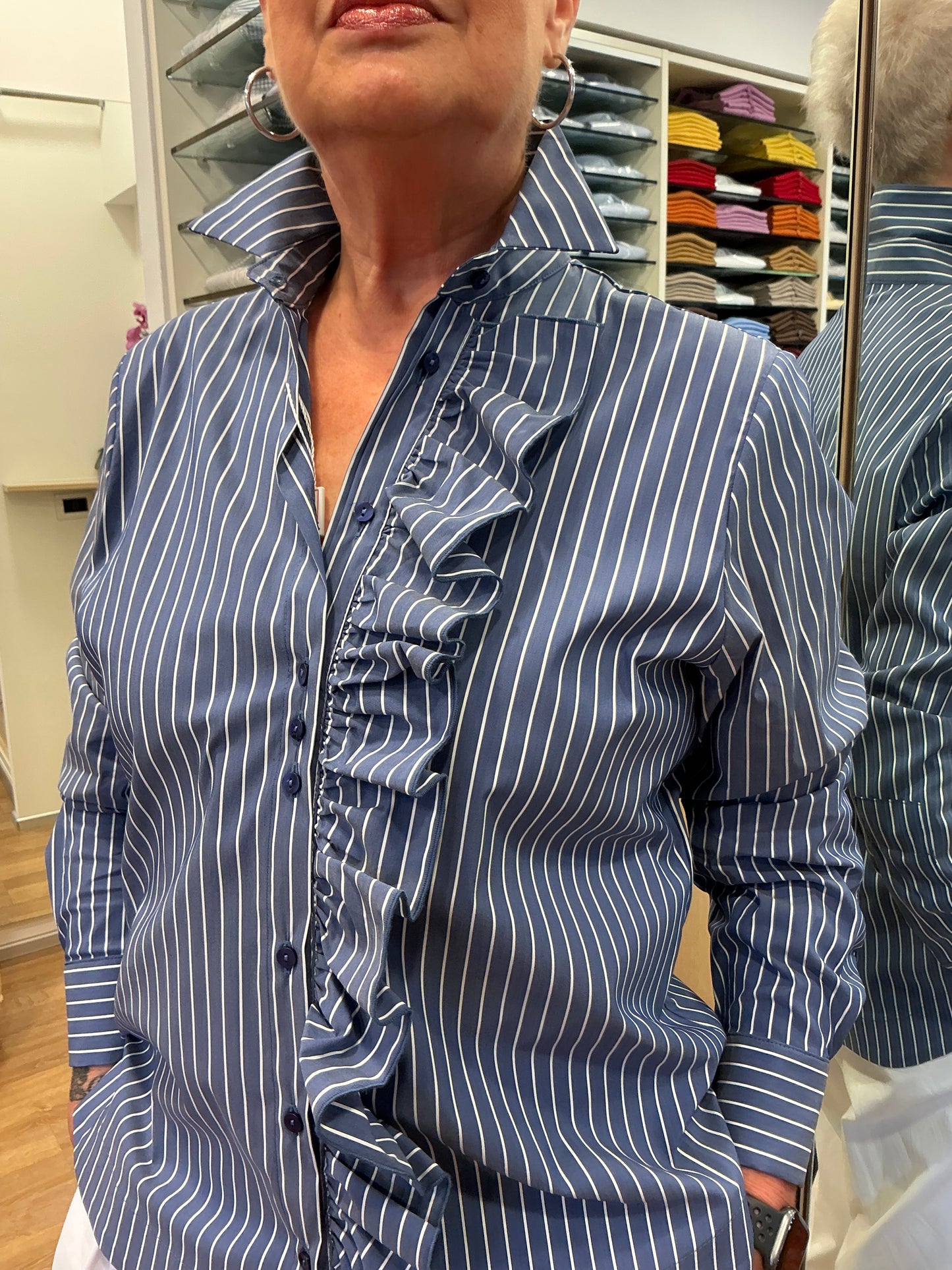 FRANCESCA righe blu