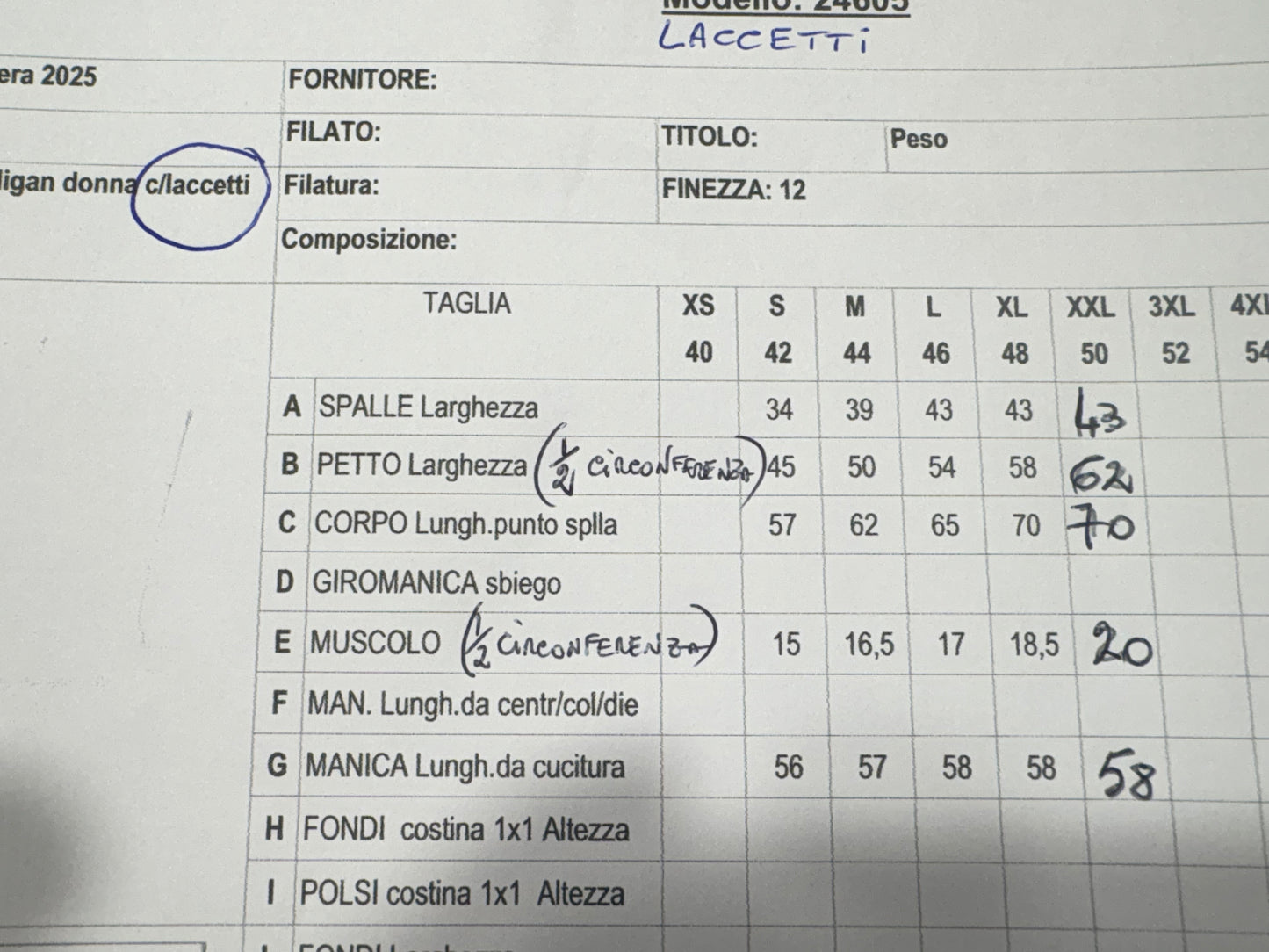 LACCETTI golfino lana