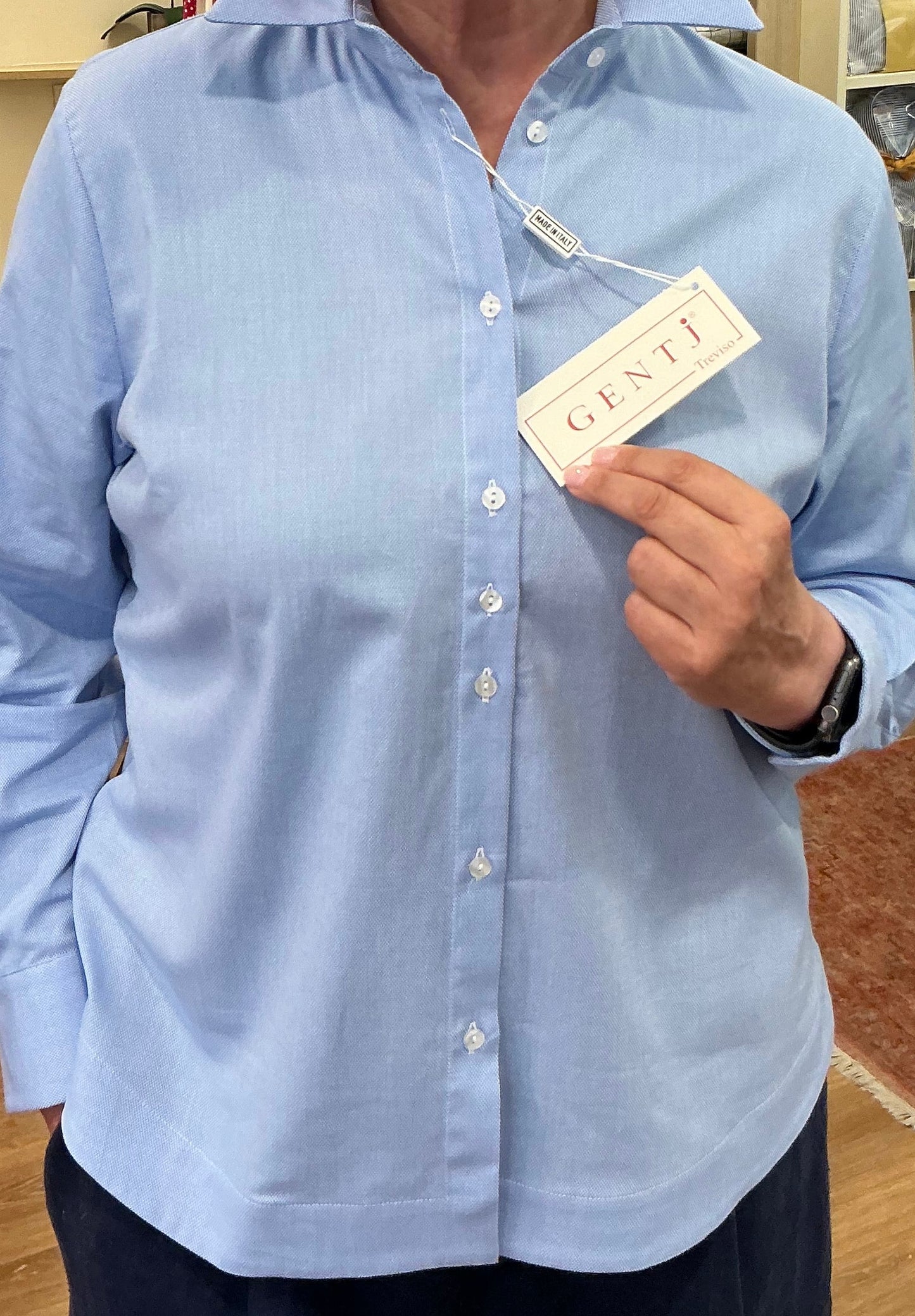 TOTI Oxford stretch celeste