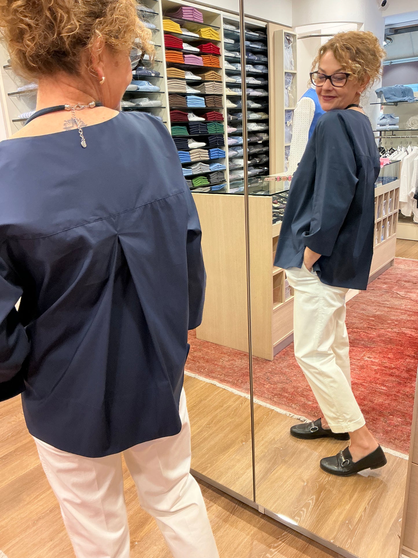 Eliana stretch blu