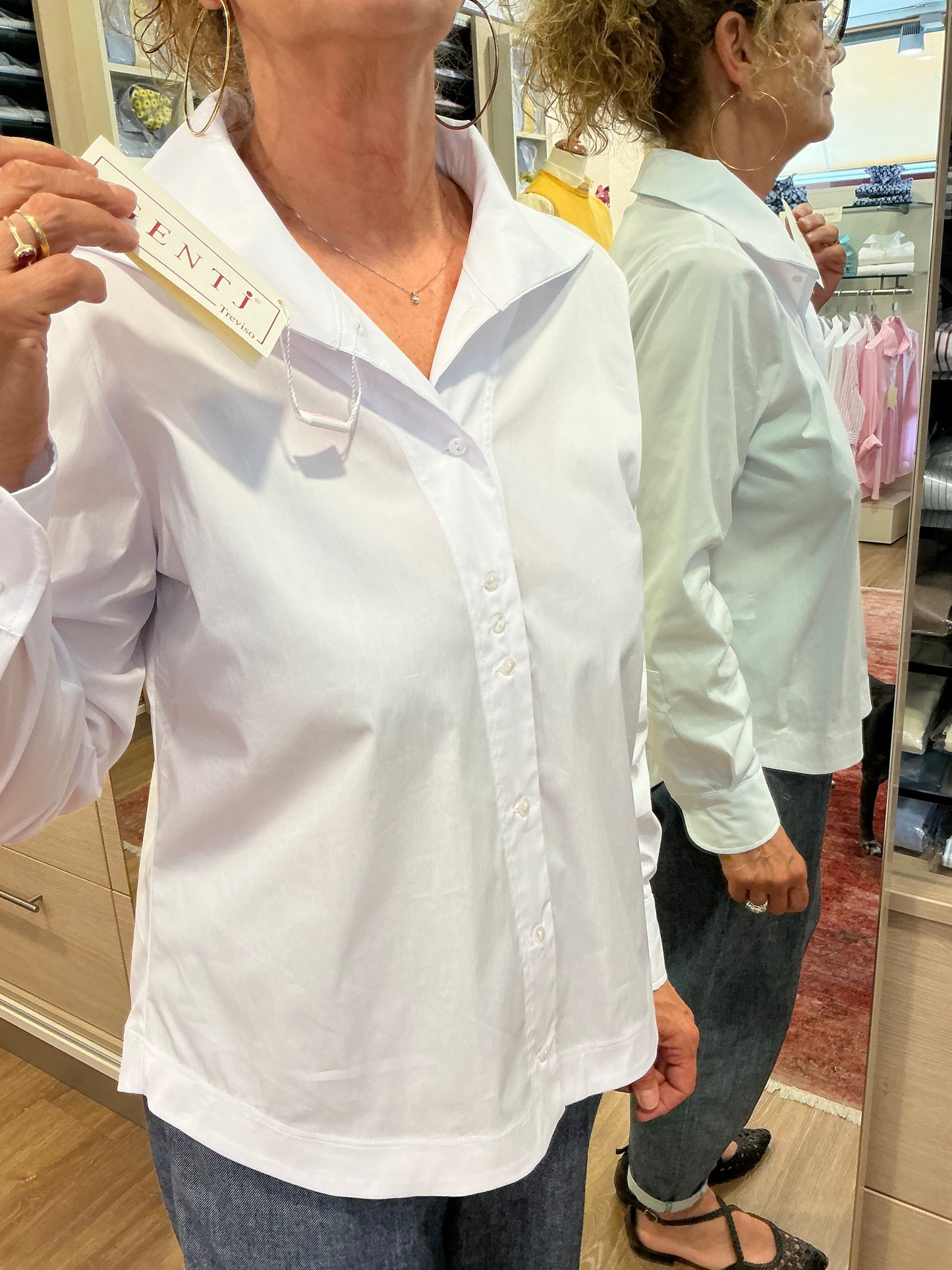LUISA stretch bianco