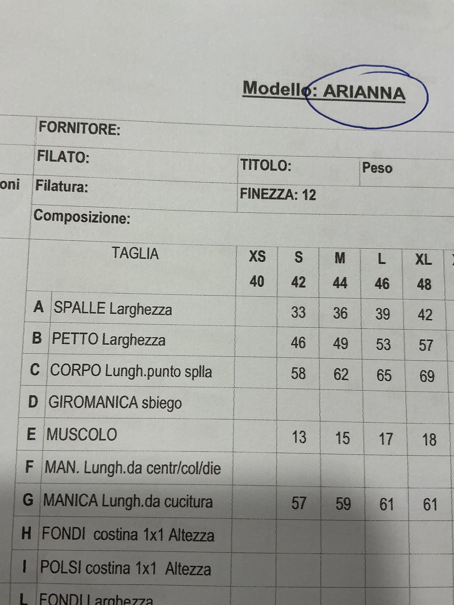 Giacca ARIANNA