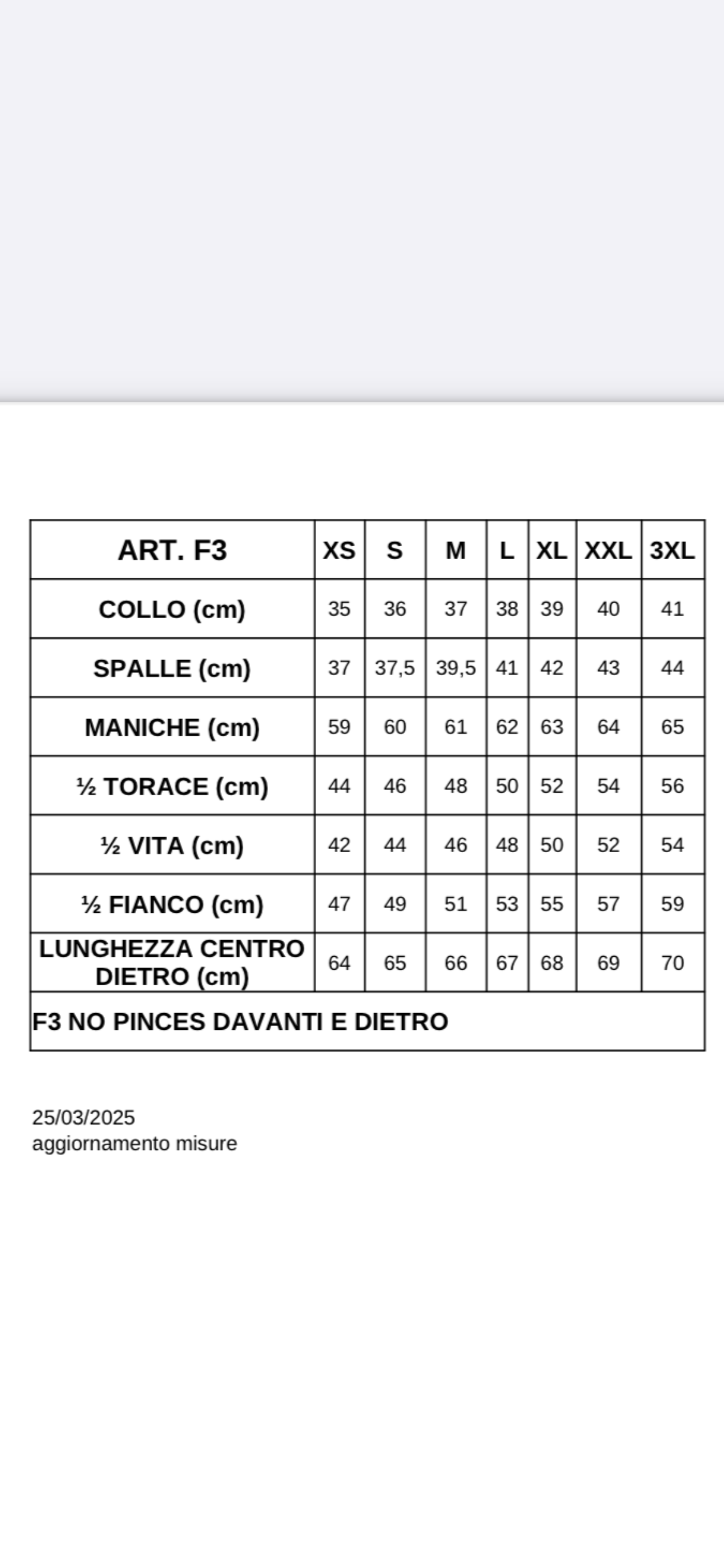 F3 classico flanella azzurra METÀ PREZZO solo tg S