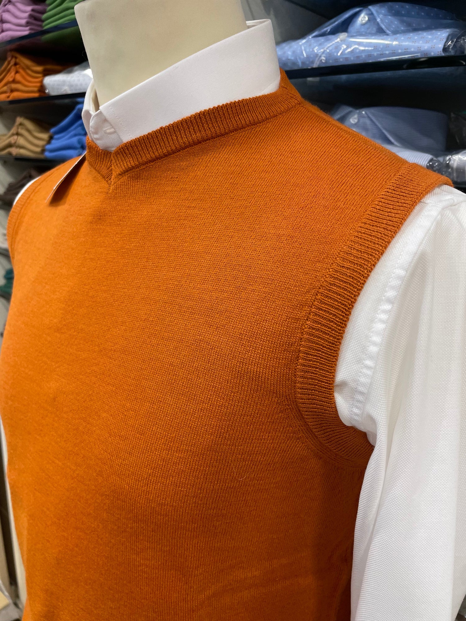 GILET con piccolo scollo a V