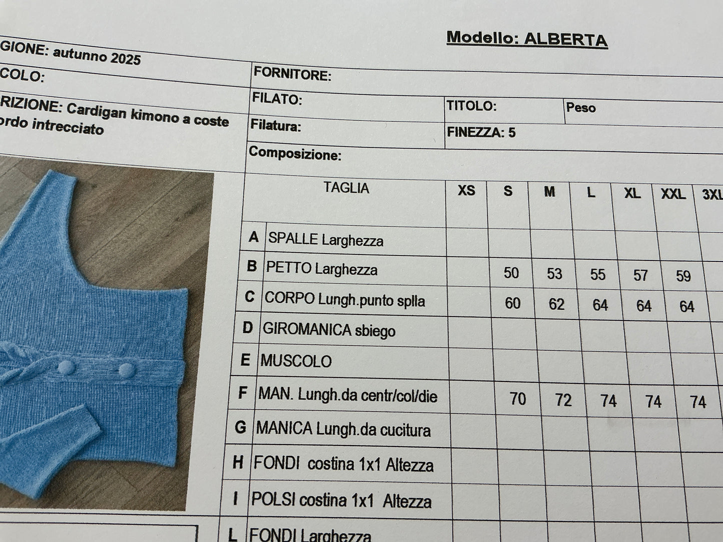 ALBERTA giacca lana kimono