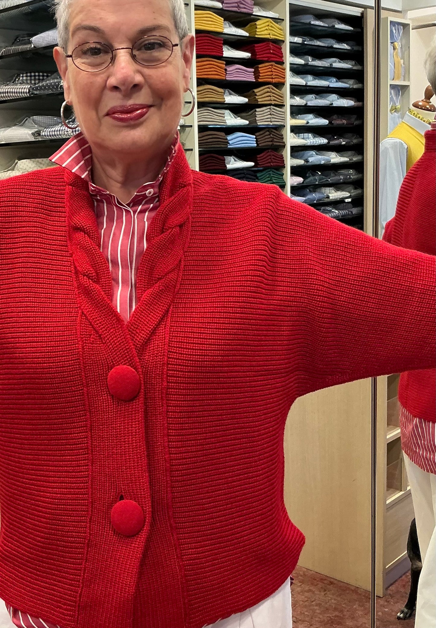 ALBERTA giacca lana kimono