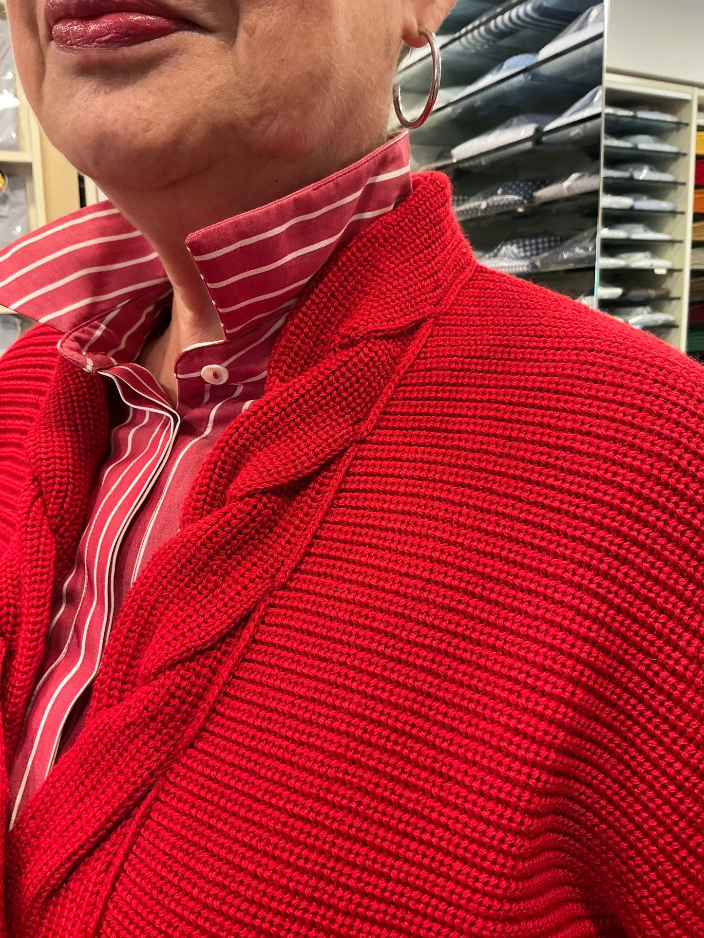 ALBERTA giacca lana kimono