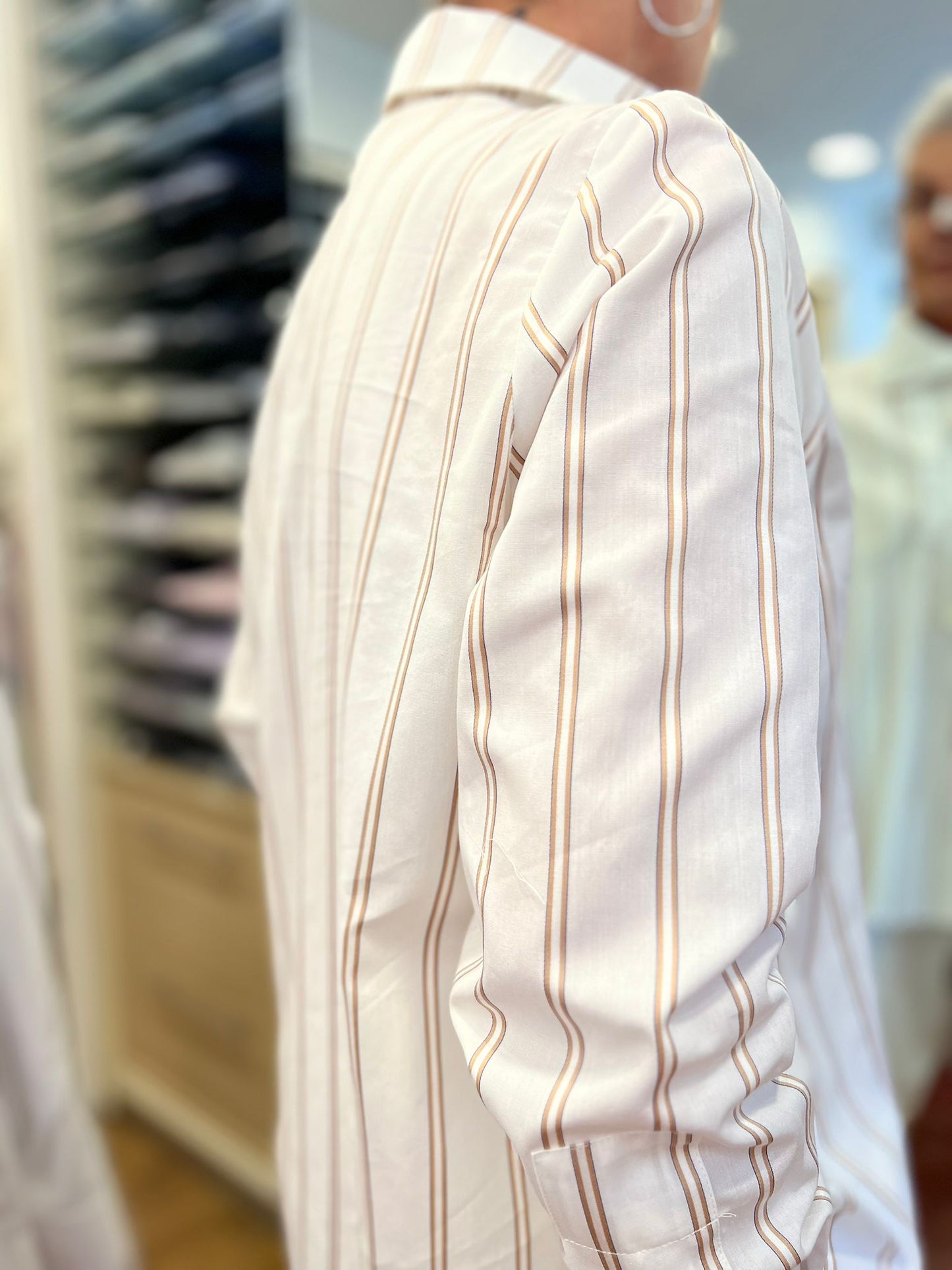 ELETTRA righe beige