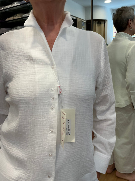 ROSI cotone goffrato BOBLE bianco