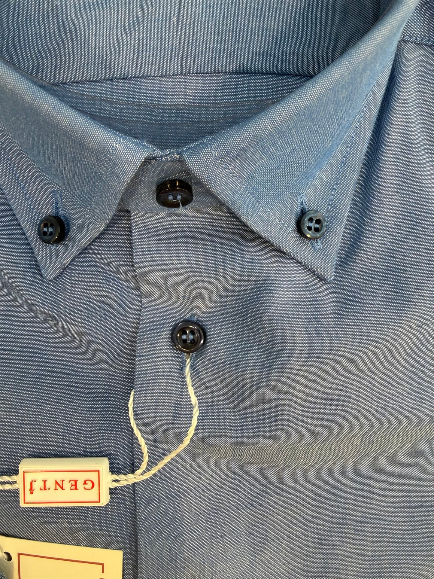 Oxford blu chiaro 6197 collo BOTTON DOWN