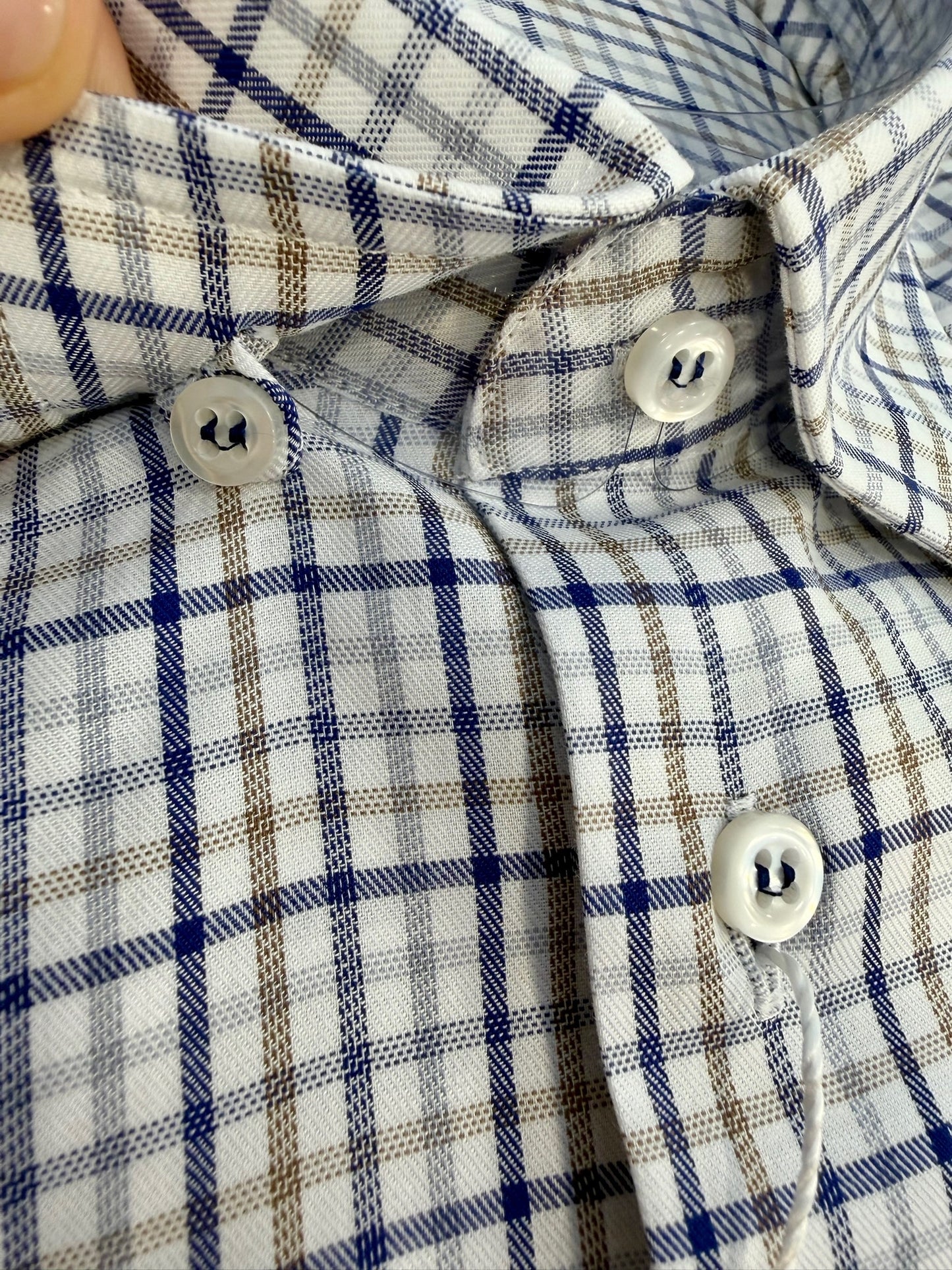 Quadretti blu/beige 6172