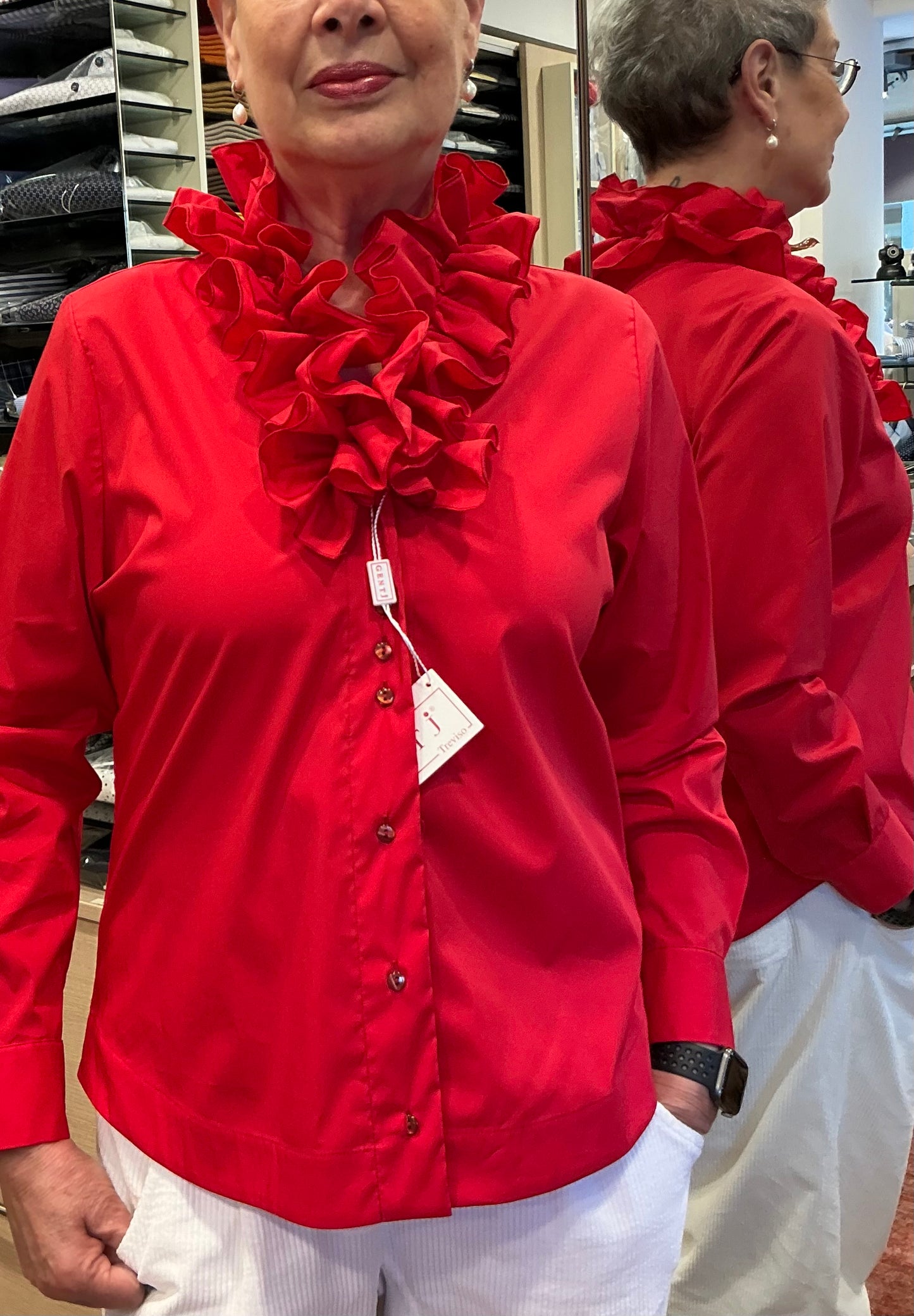 RACHELE rossa❤️ cotone stretch