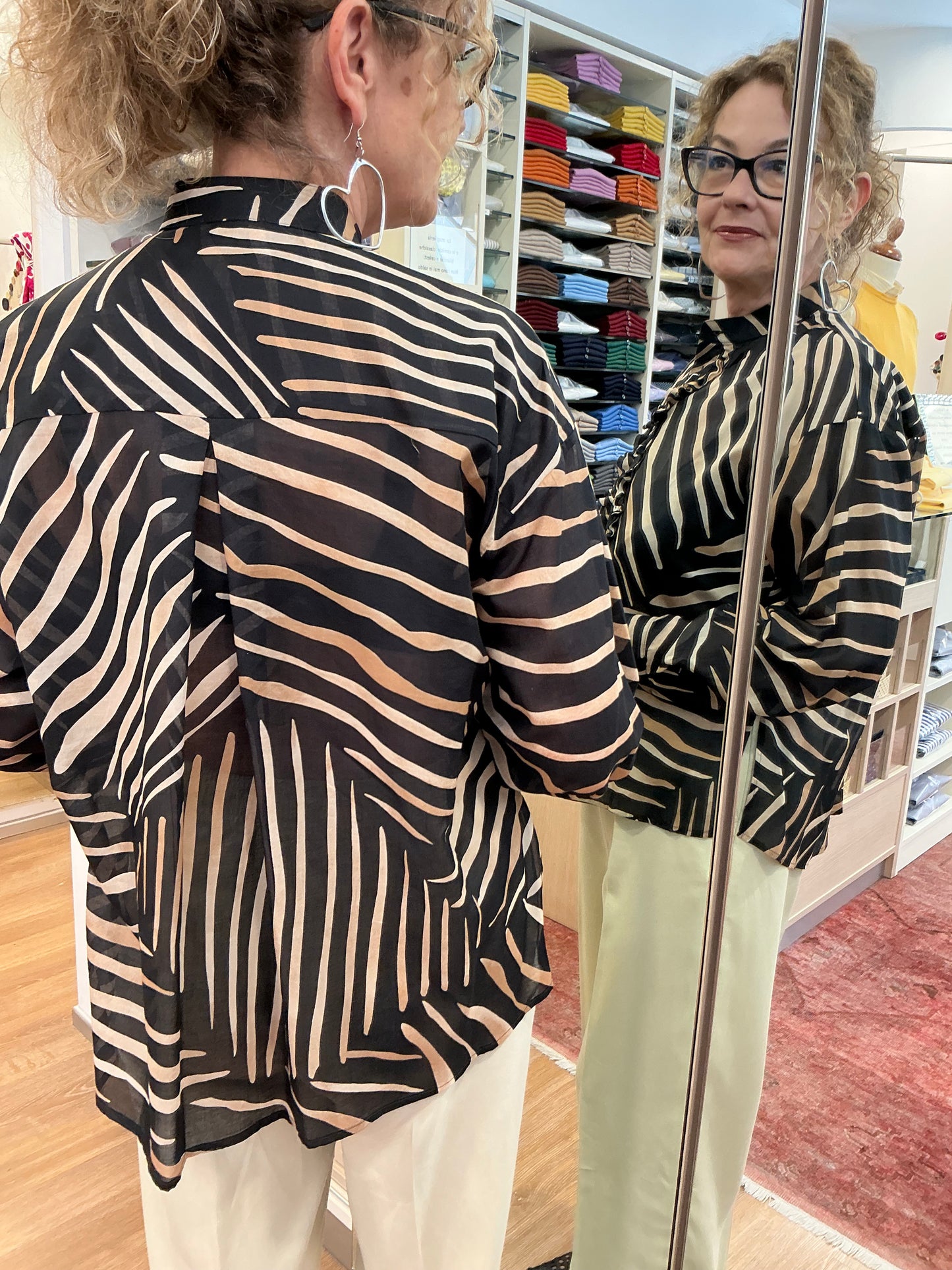 EMMA Safari nero/beige