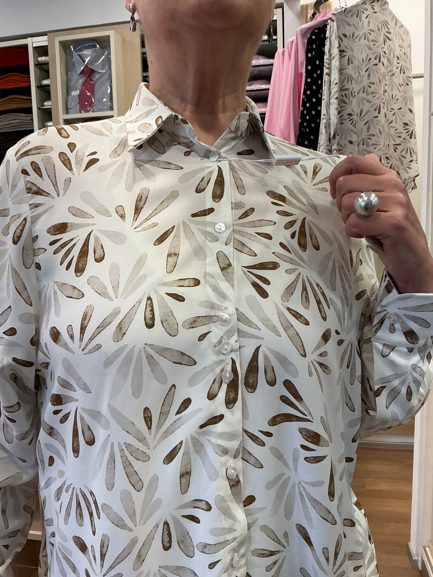 EDRY  MANICA 3/4  Viscosa 100% beige/marrone