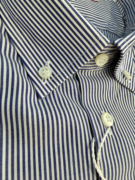 Riga blu 5015 BOTTON DOWN
