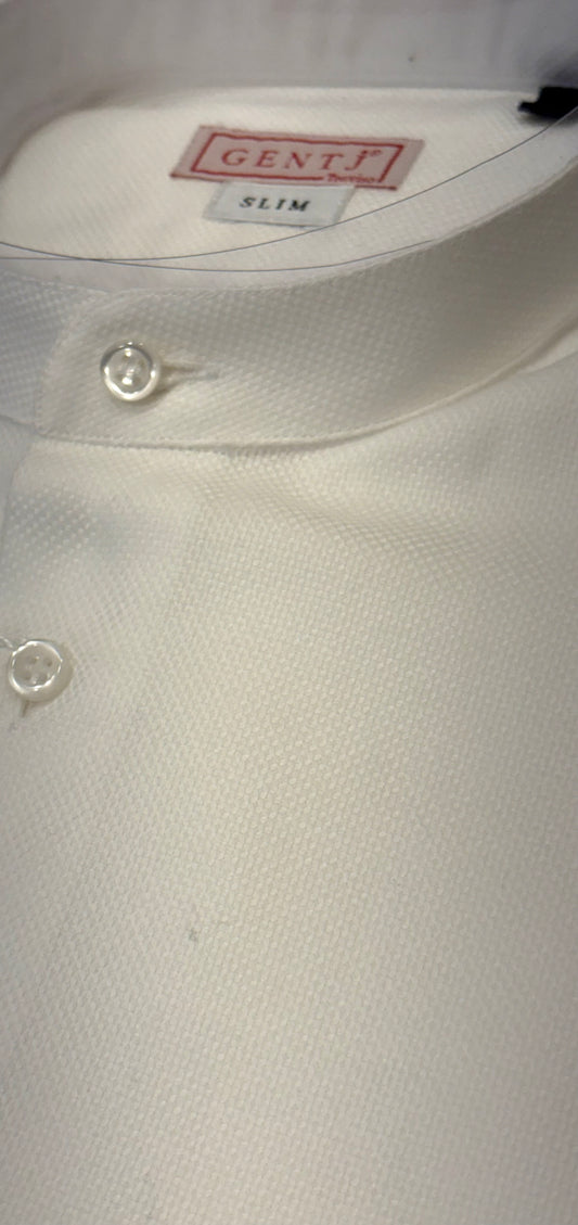 Coreana cotone Oxford crown bianco