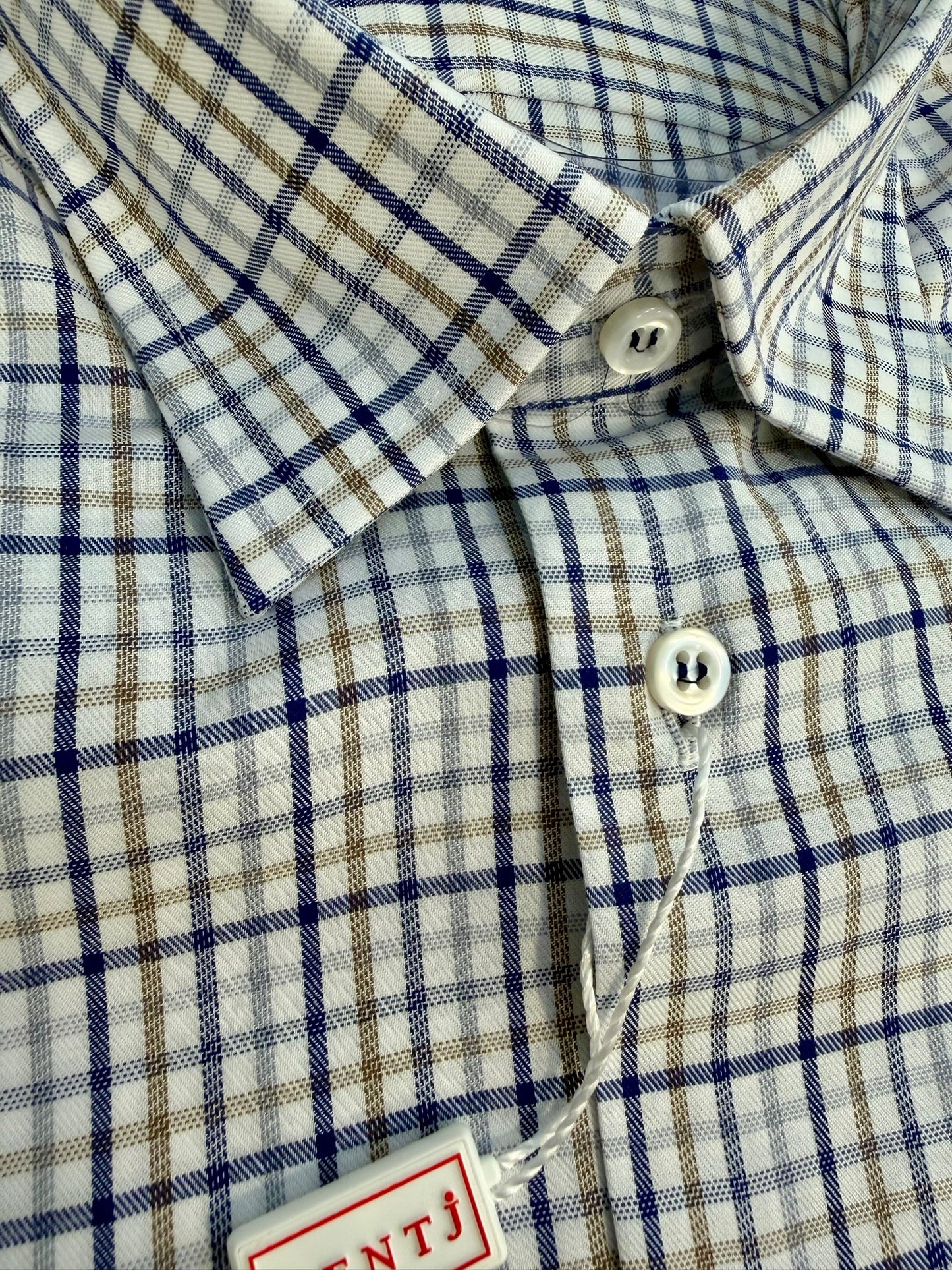 Quadretti blu/beige 6172
