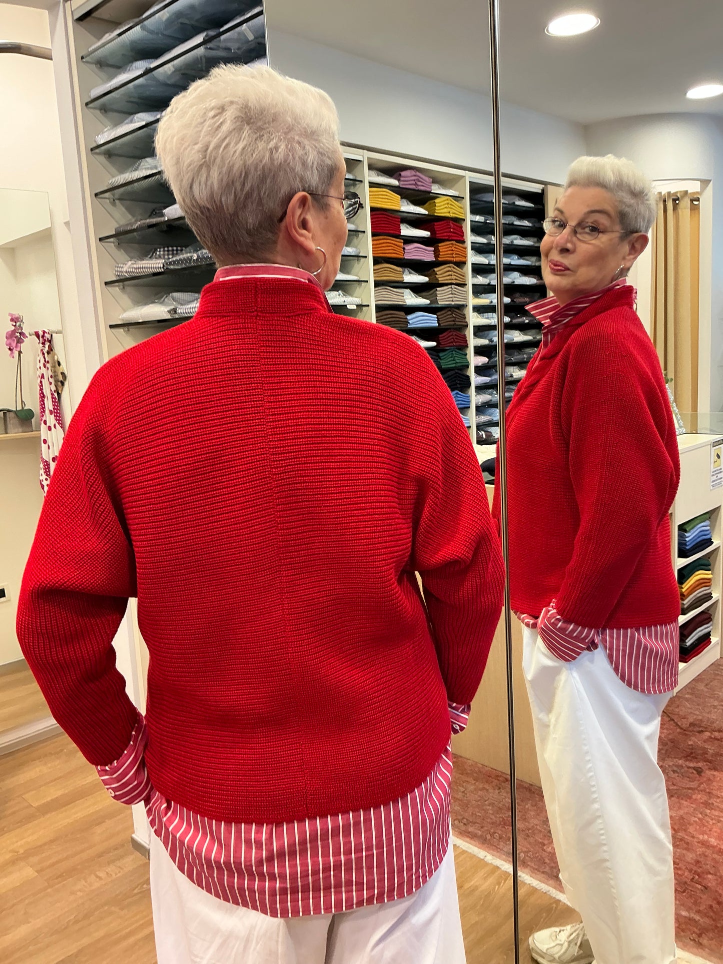 ALBERTA giacca lana kimono