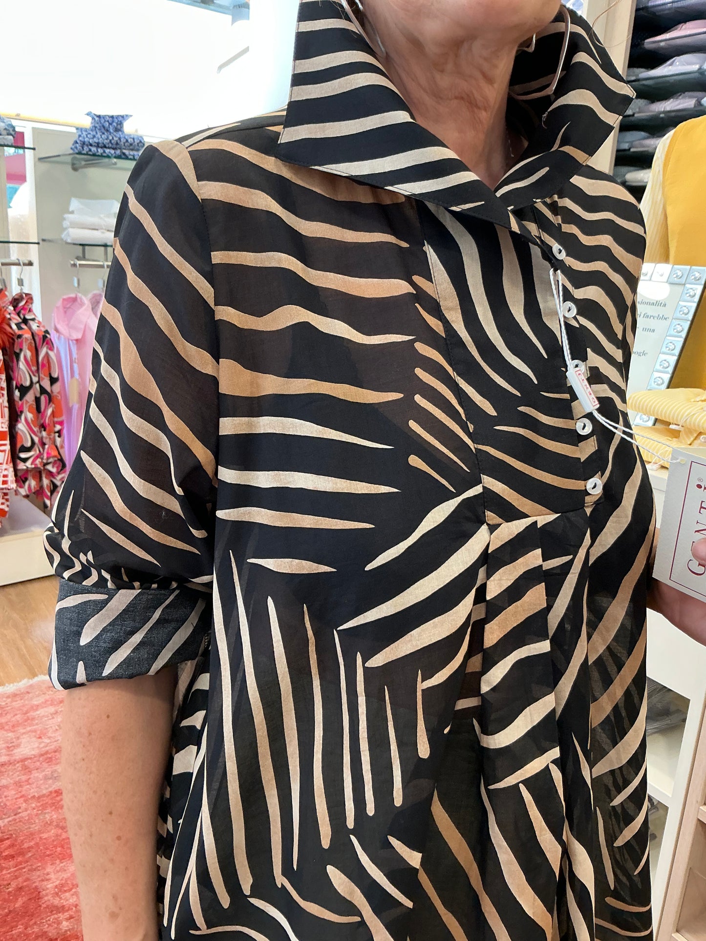 ELETTRA Safari nero/beige
