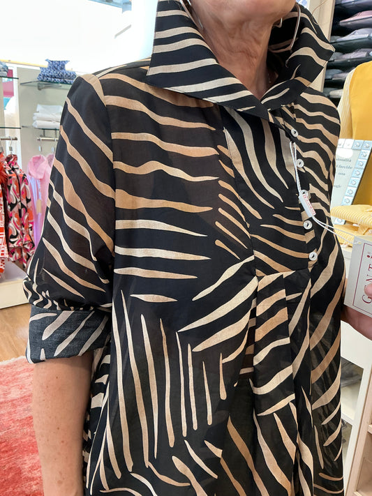 ELETTRA Safari nero/beige
