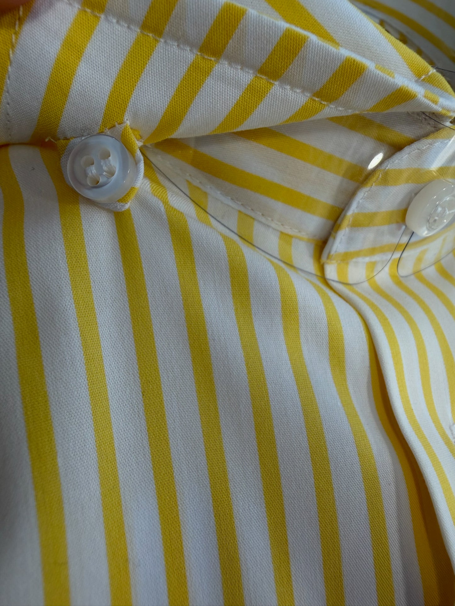 Righe giallo bianco stretch