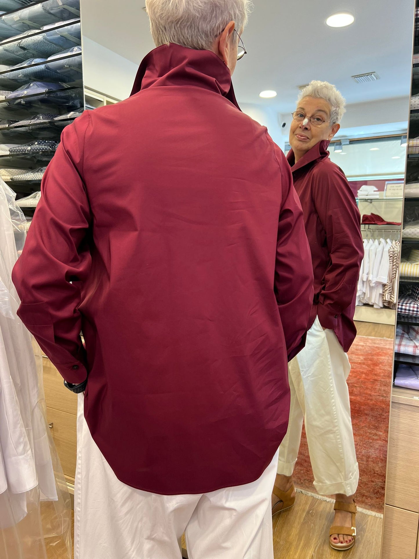 ELETTRA bordeaux stretch