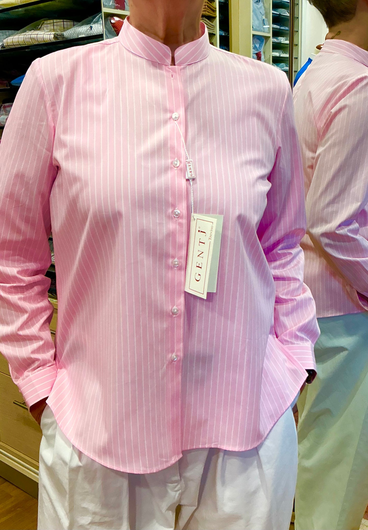 DORA/BERTA  coreana righe rosa