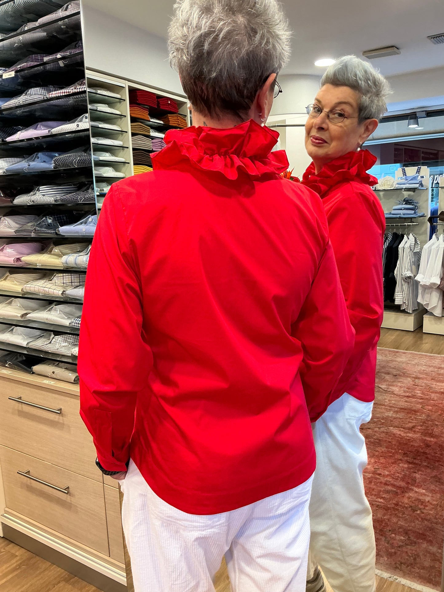 RACHELE rossa❤️ cotone stretch