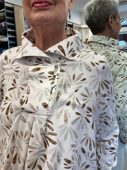 ELETTRA viscosa fant beige/marrone