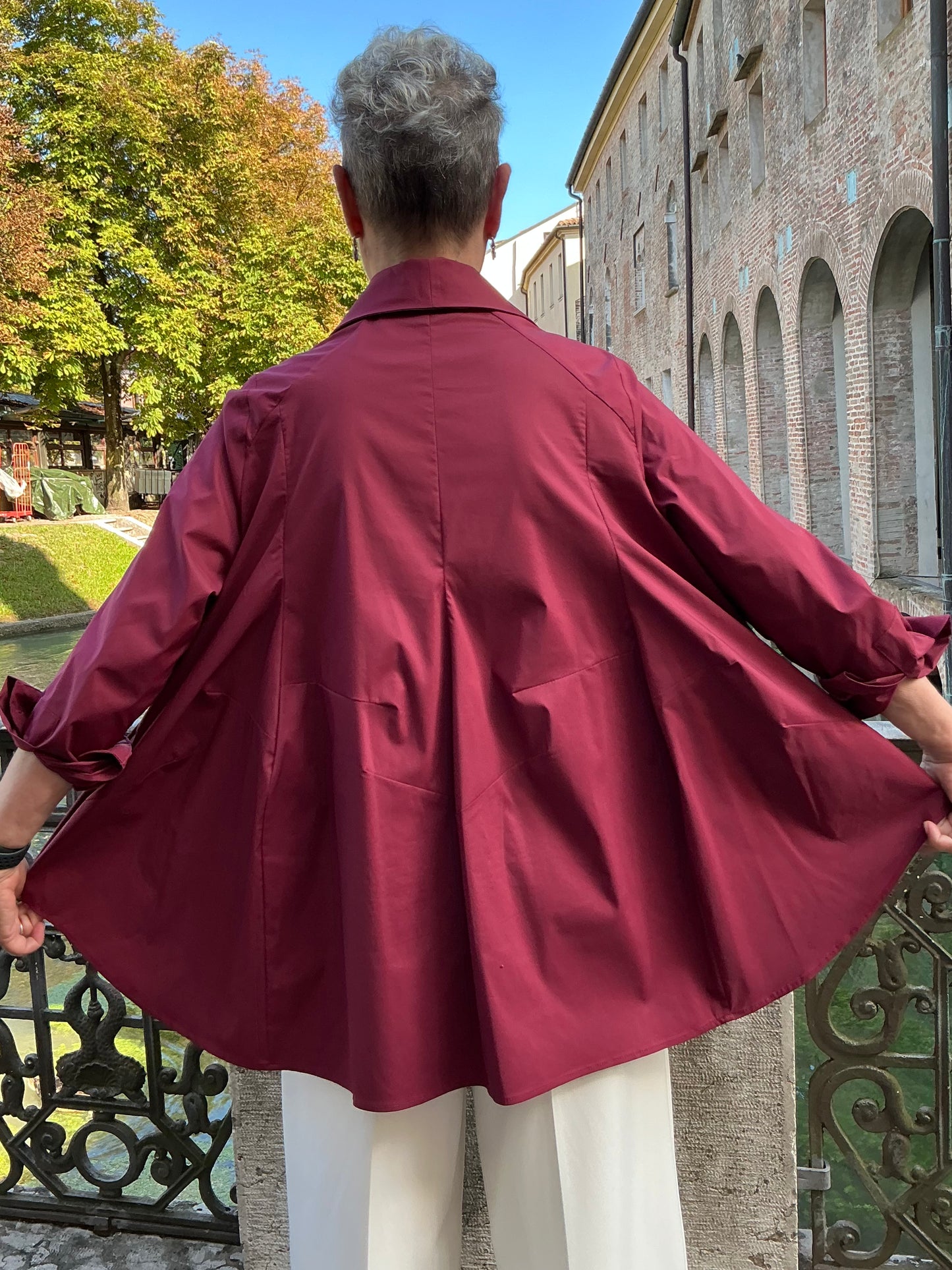 MARIA stretch bordeaux