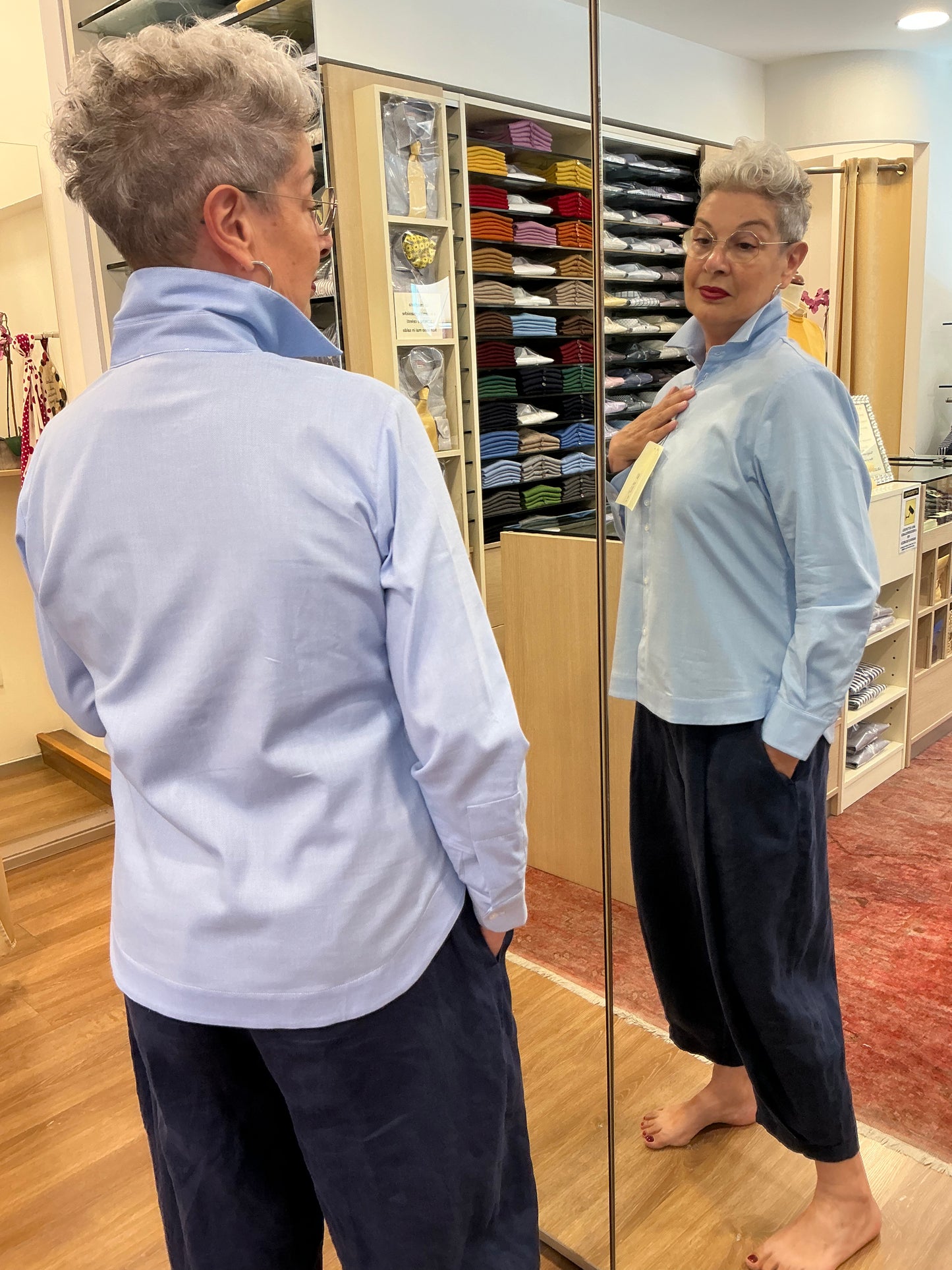 TOTI Oxford stretch celeste