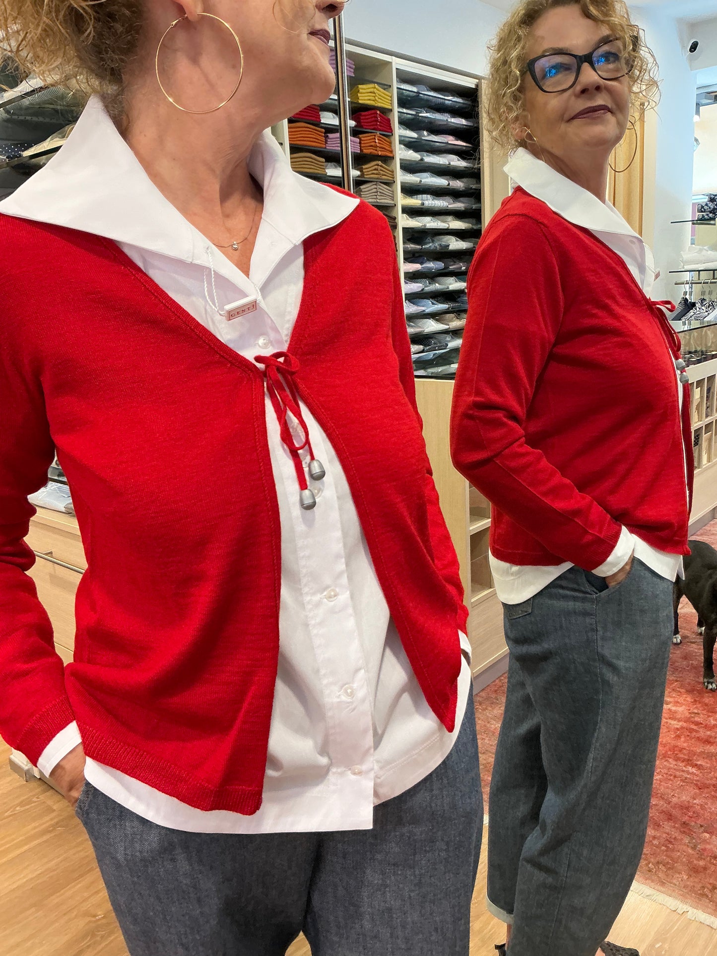 LUISA stretch bianco