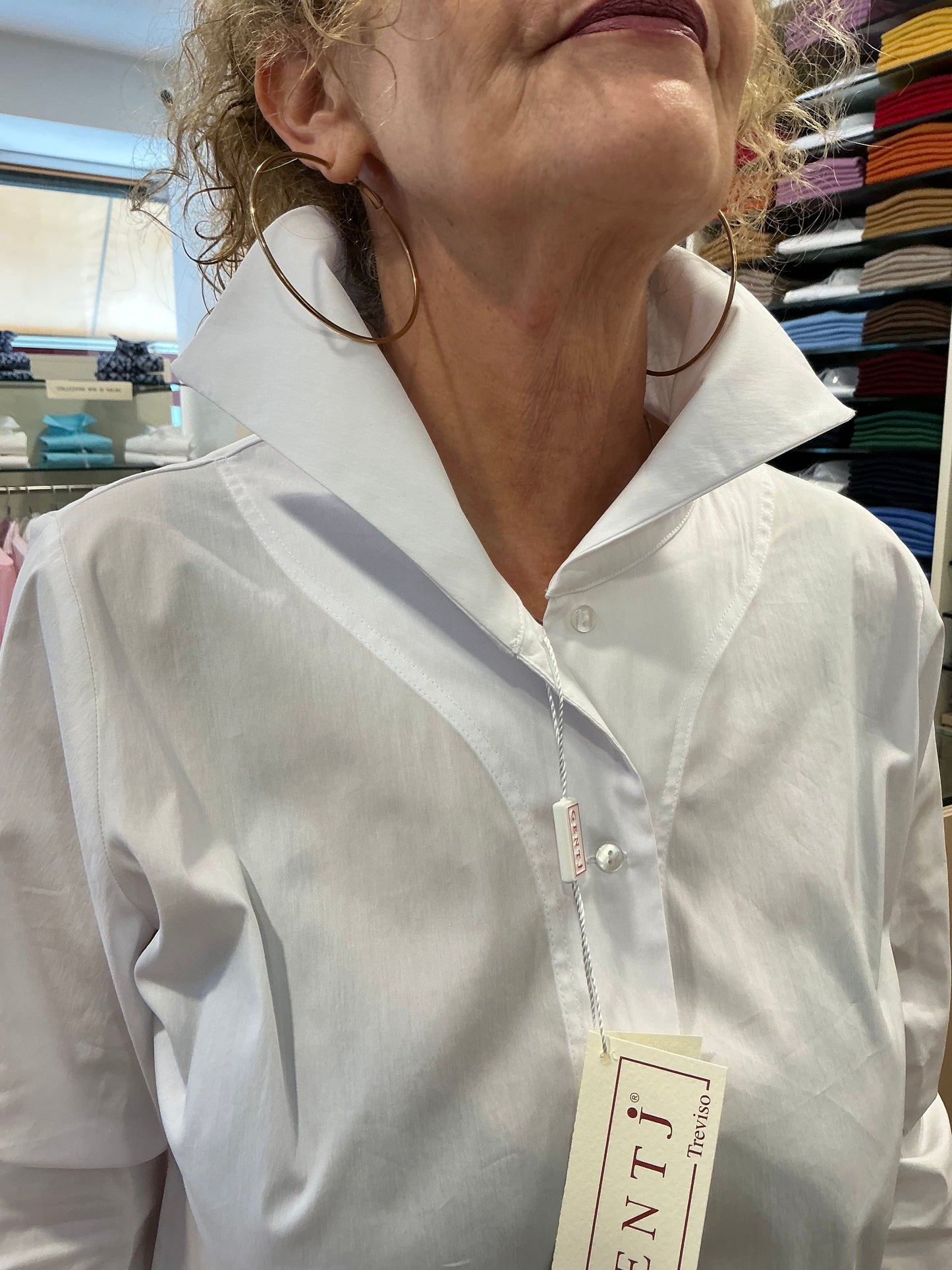 LUISA stretch bianco