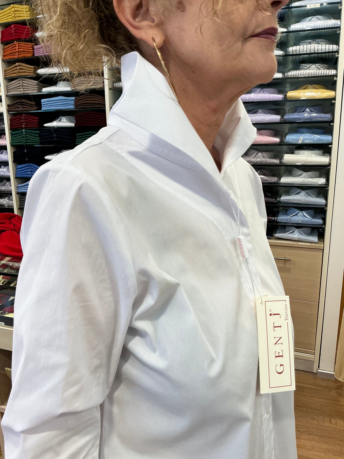 LUISA stretch bianco