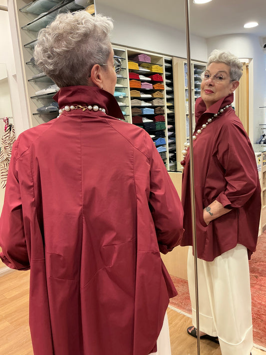 MARIA stretch bordeaux