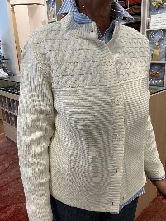 TRECCE giacca lana