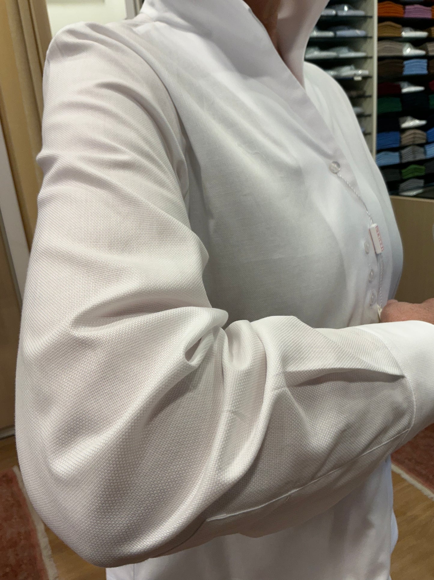 ROSI Oxford stretch bianco