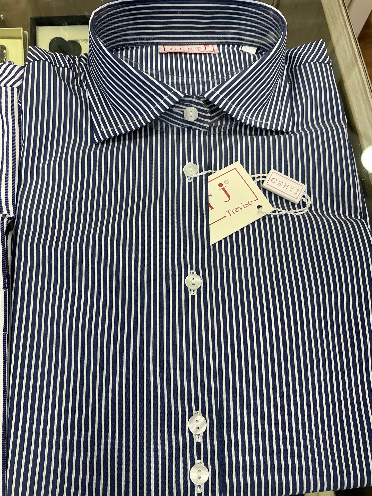 CAMILLA 5359 righe blu stretch -30%