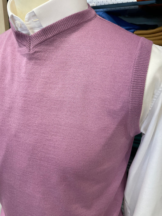 GILET con piccolo scollo a V METÀ PREZZO