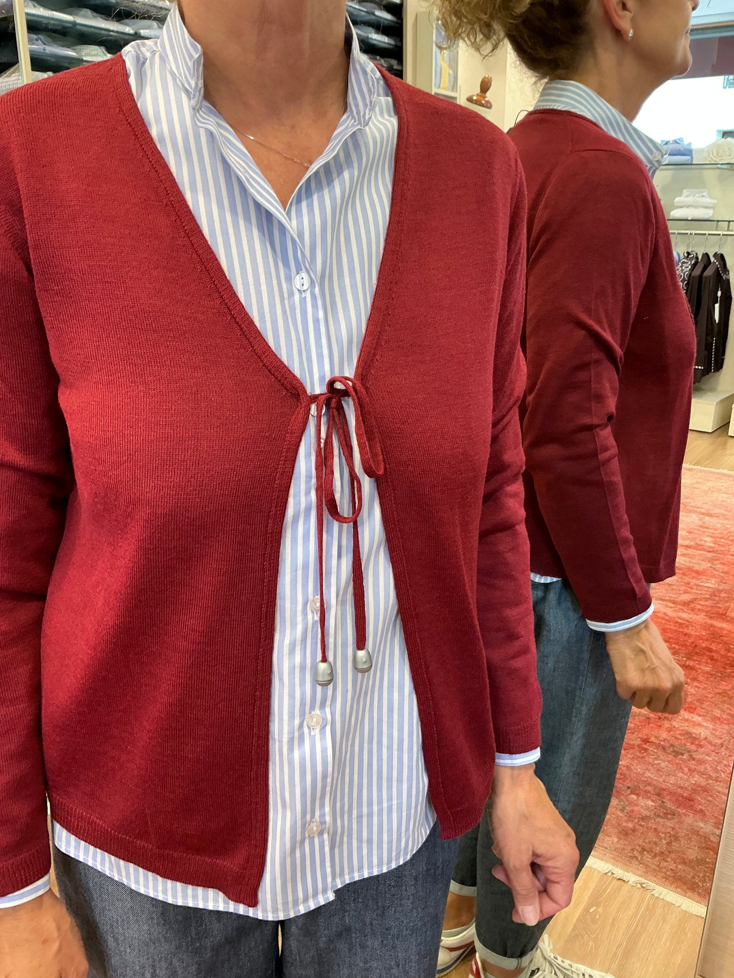 Golfino laccetti PEZZO UNICO TG S BORDEAUX… SCONTATISSIMO!!!