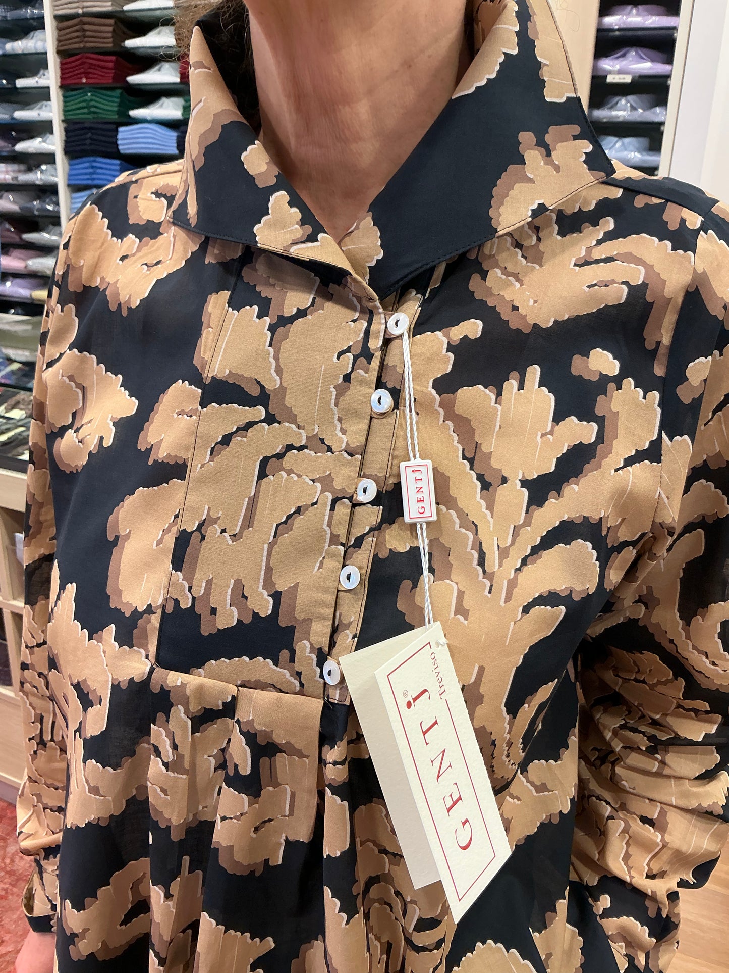 ELETTRA arabeschi nero/beige