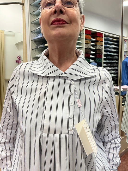 ELETTRA righe bianco/blu