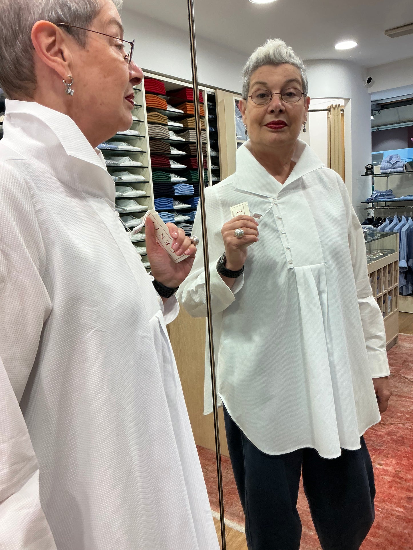 ELETTRA brillantino di cotone BIANCO