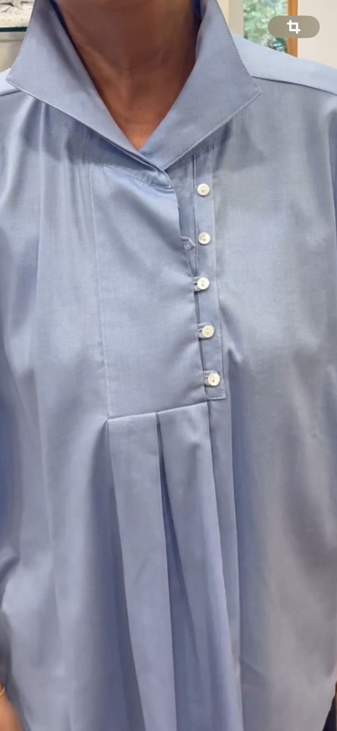 ELETTRA  Oxford stretch celeste