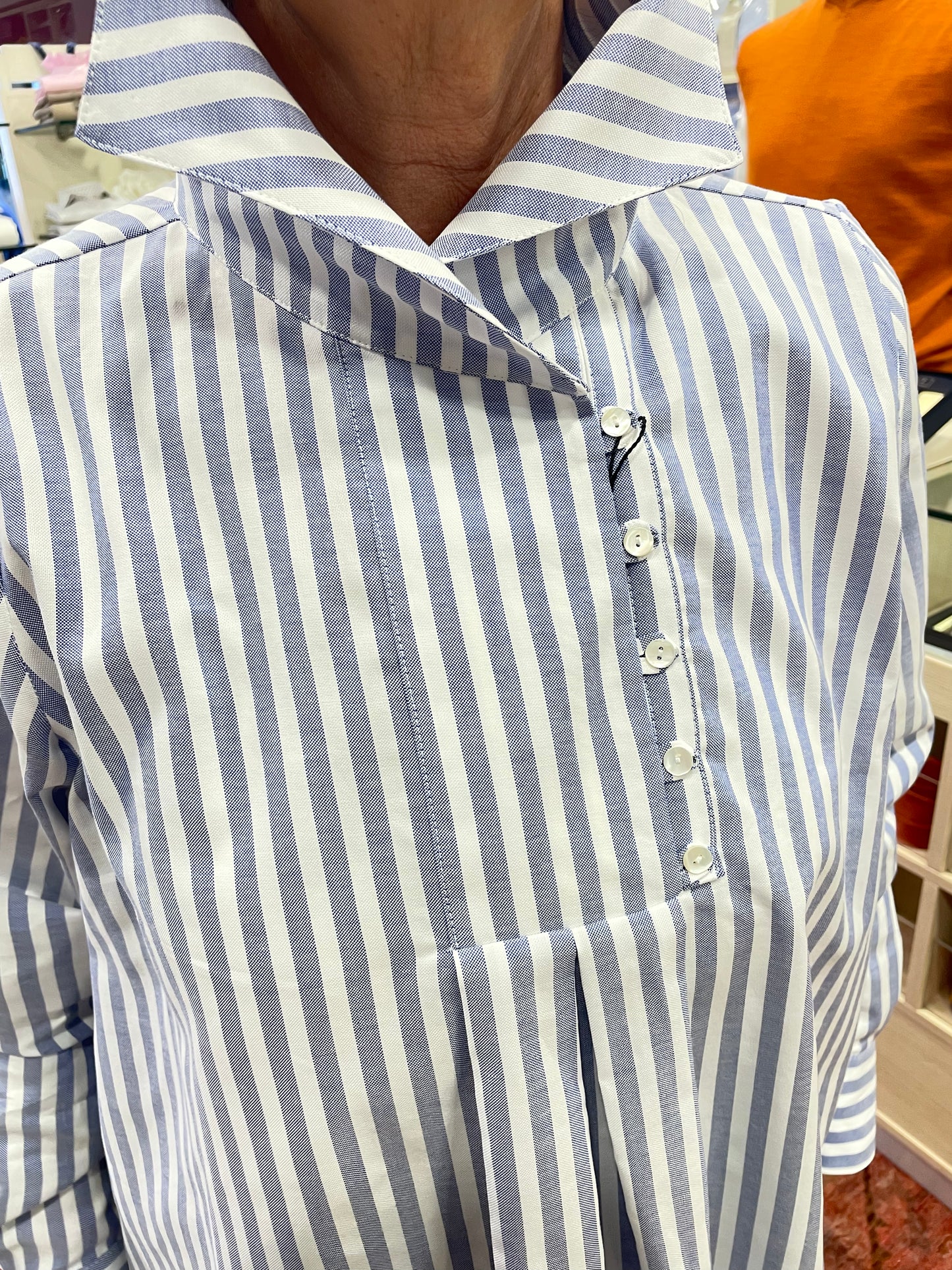 ELETTRA Oxford a righe azzurre 47/25
