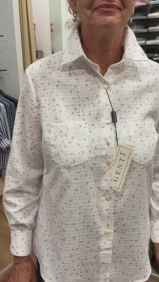 F3 stile uomo fiorellini rosa