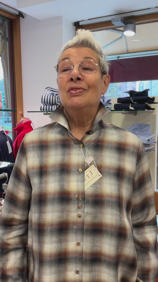 CAMILLA rif 4 scozzese toni marrone